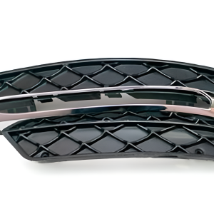 A2048851453 Car Front Bumper Grilles Black Chromium Fog Light Cover Left