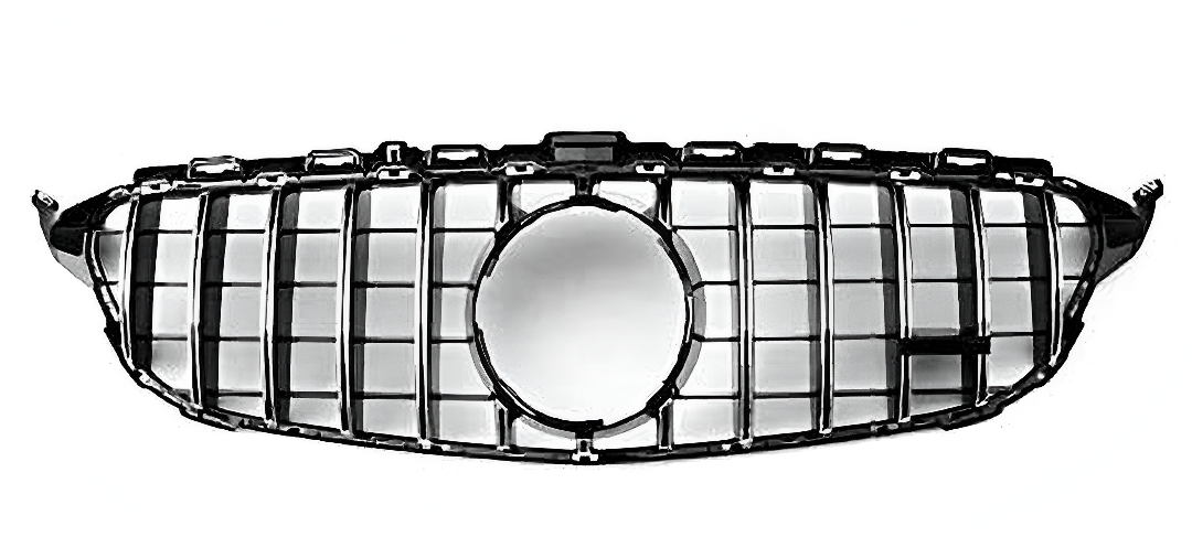 Mercedes Benz GT Grille Silver 14-18