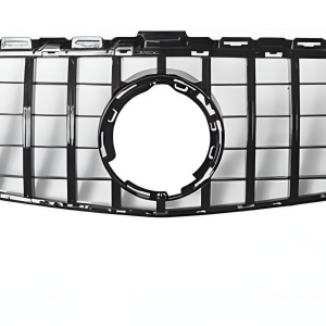 Grille 2018 to 2021 Without Camera compatible with Mercedes Benz W205 GT - Gloss Black