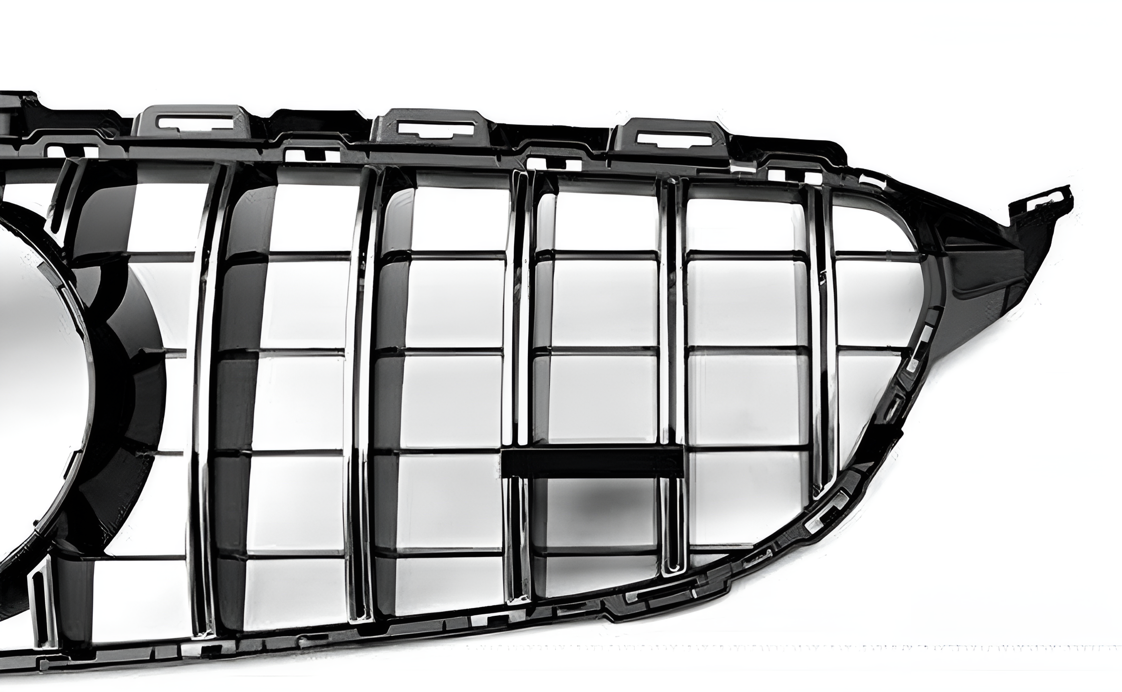Mercedes Benz GT Grille Silver 14-18 - Image 3